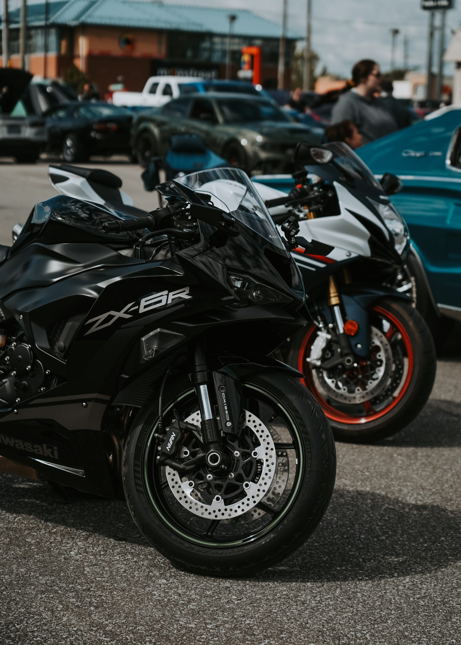 Kawasaki ZX4R & ZX6R Motorcycles | Cars and Coffee Classic Car Show Park Lane Chevrolet Cadillac Buick GMC 2025